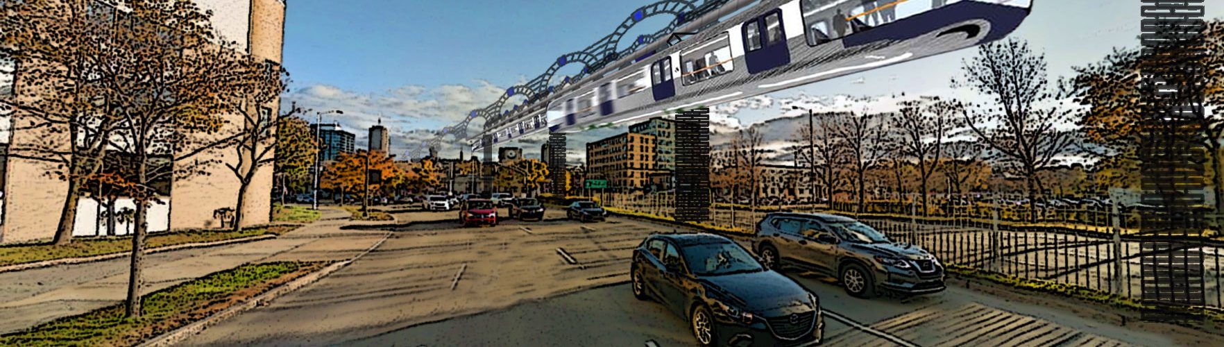 Monorail autoroute des Laurentides