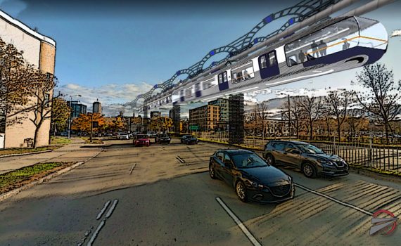 Monorail autoroute des Laurentides